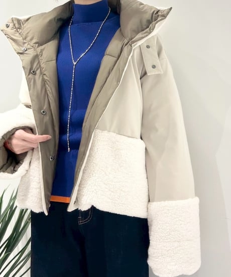 【R2503-RBB856】 Reversible boa blouson（1680056）