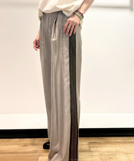 【R2501-SMP840】Side mesh wide pants（1740944）