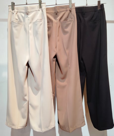 【R2401-TWP594】Tuck wide pants (1740727)