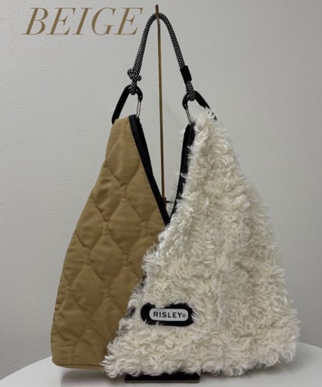 【R2503-FQB40】Triangle fur quilt bag（1740980）