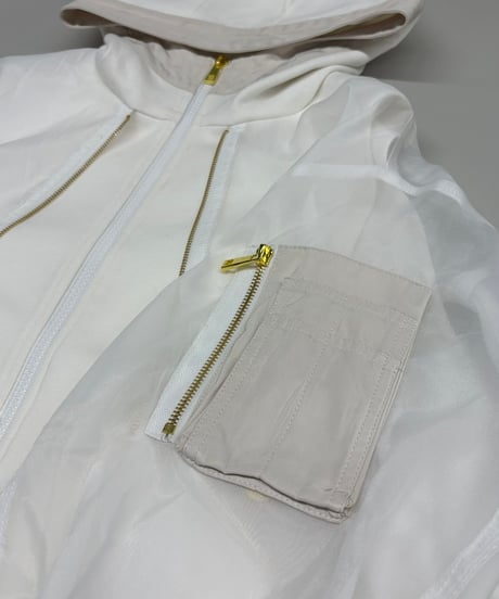 【R2501-MPK778】Shoulder MA-1 hoodie (1740899)