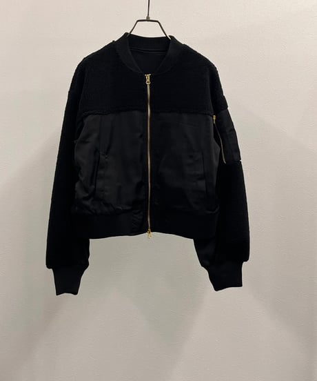 【R2403-DNB724】Docking knit  blouson (1740832)