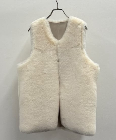 【R2503-RFV837】Faux rabbit fur vest（1680050）