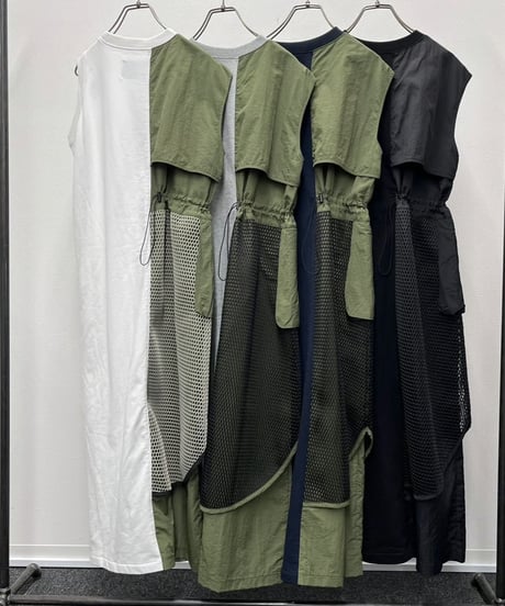 【R2601-MOP956】 Layered dress (1741070）