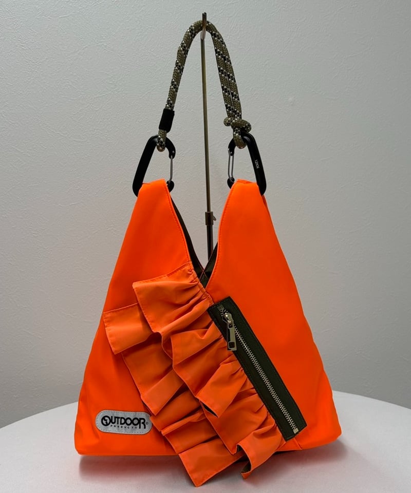 R2601-TFB37】Triangle mini bag with frills（1740