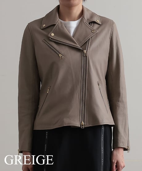 【R2403-LJK436】Lamb leather riders jacket (1680025)