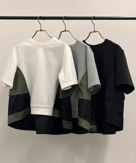 【R2501-BFC774】Tukc half sleeve pullover (1740897)