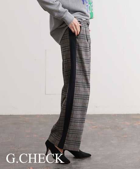 【R2403-SPT750】Check pants (1740866)