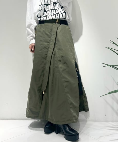【R2503-RQS880】 Reversible quilted skirt（1741001）