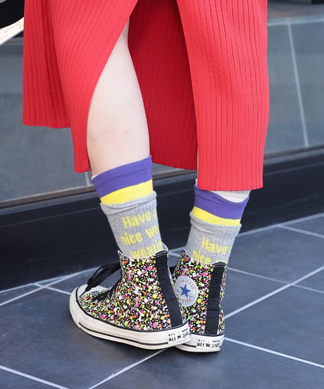 【R2403-LSC709】Socks WEDNESDAY(1740855)