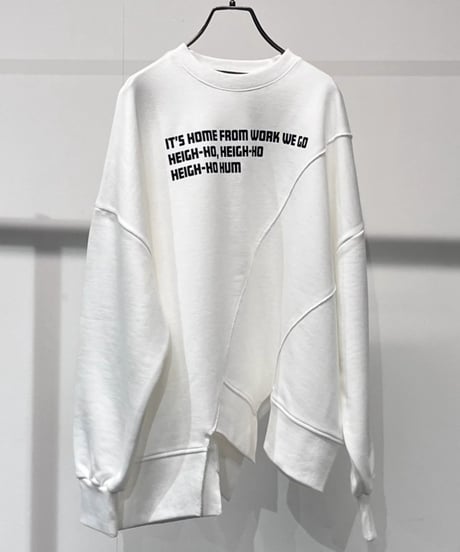 【R2501-BSW820】Asymmetry sweat (1740908)