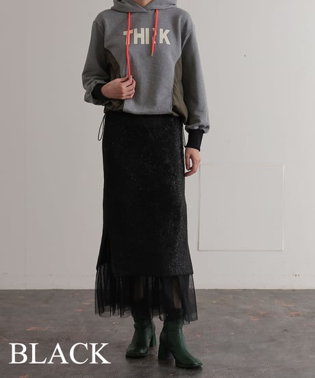 【R2403-NES723】Ensemble knit skirt (1740838)