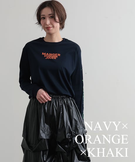 【R2403-SLC692】Logo long sleeve T-shirt (1740814)