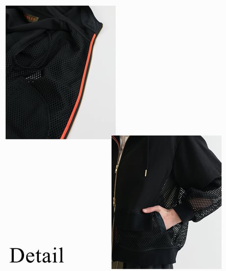【R2403-DPK678】Layered hoodie (1740802)