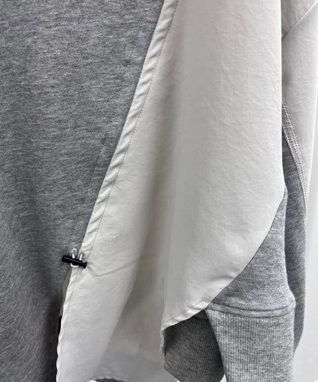 【R2601-DSW927】 Asymmetrical switching sweatshirt（1741032）