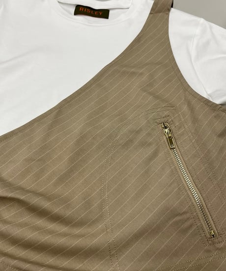 【R2401-BCS653】Cut and sew with bustier (1740765)
