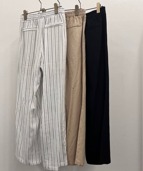 【R2401-TPT658】Tuck pants (1740778)