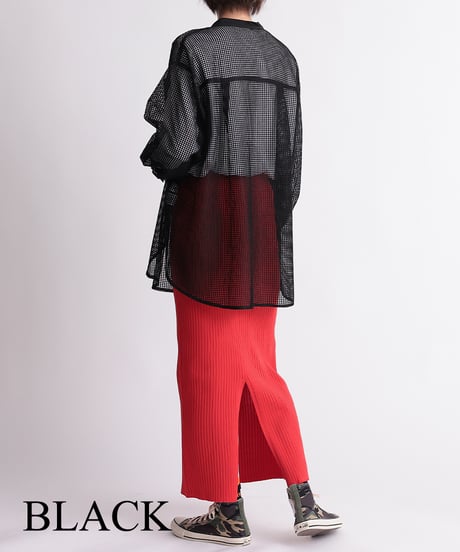 【R2403-TSH742】Mesh shirt (1740829)