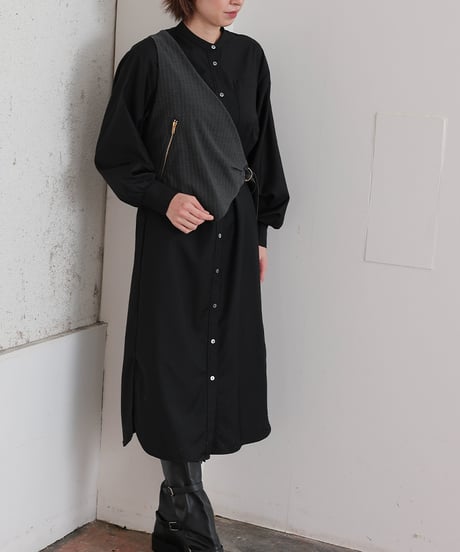 【R2403-VOP741】Dress with vest (1740848)