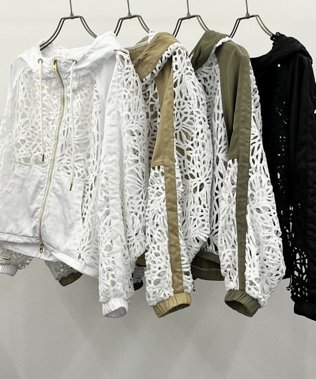 【R2401-RBZ611】Lace blouson (1740744)