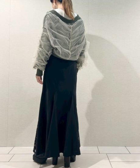 【R2601ｰRBZ929】 Reversible tulle blouson (1741045)