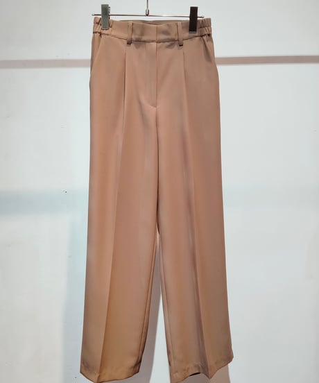【R2401-TWP594】Tuck wide pants (1740727)