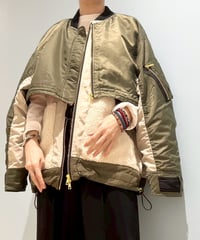 【R2503-RBZ887】 Layered blouson（1740997）