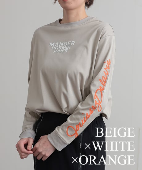 【R2403-SLC692】Logo long sleeve T-shirt (1740814)