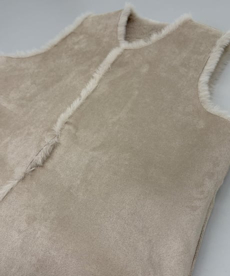 【R2503-RFV837】Faux rabbit fur vest（1680050）