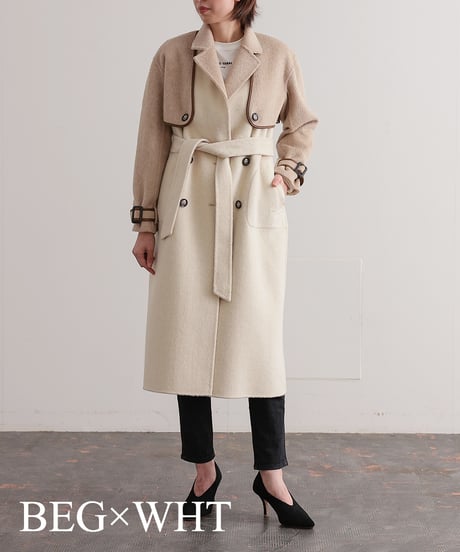 【R2403-REC684】Reversible ensemble coat (1680039)