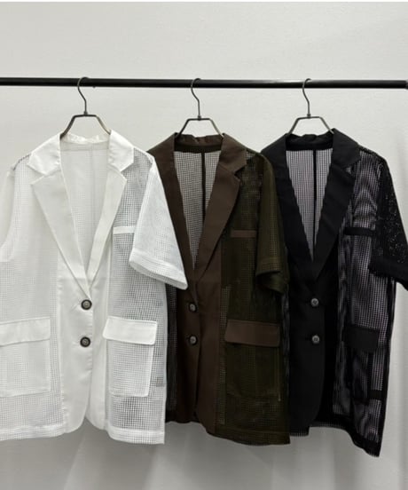 【R2501-MJK838】Mesh jacket（1740943）