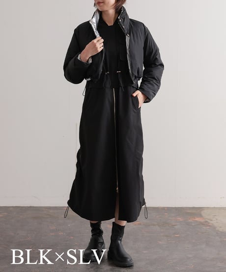【R2403-ERD685】Batting ensemble coat (1740817)