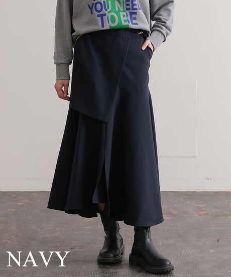 【R2403-RSK744】 Wrapped skirt (1740864)