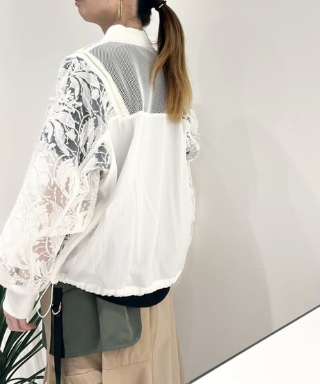 【R2601-RRB920】 Lace Blouson（1741048）