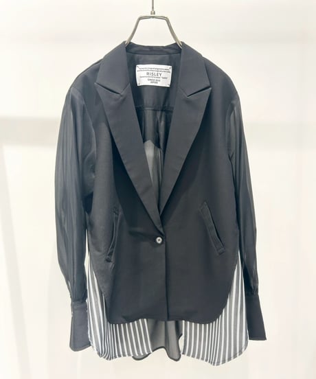 【R2601-LJK926】 Layered sheer jacket (1741033）