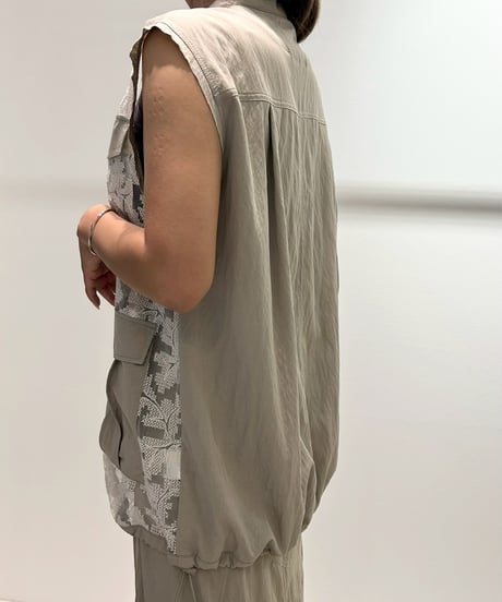 【R2503-NRJ853】Sleeveless jacket（1740961）