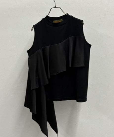 【R2501-FHC814】Frill high neck cut and sew（1740931）