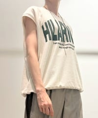 【R2501-LSW851】Logo sweat tank top (1740952）