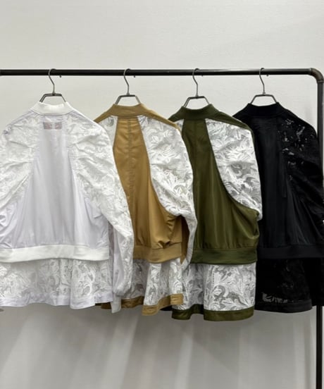 【R2501-RBZ802】２way lace blouson (1740919)