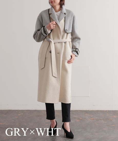 【R2403-REC684】Reversible ensemble coat (1680039)