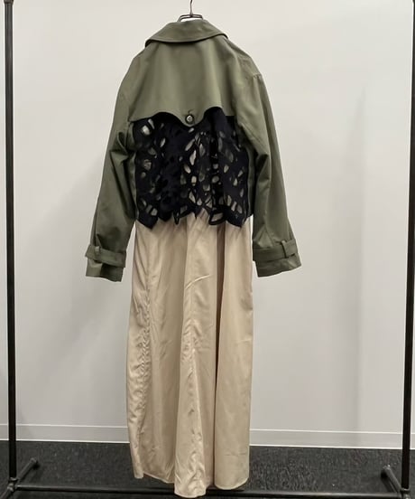 【R2501-ETC755】Short trench ensemble coat (1740873)
