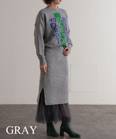 【R2403-MLS734】Logo sweat (1740843)