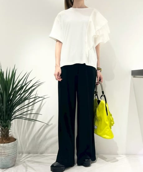 【R2601-WPT994】 Cut wide pants（1741091）