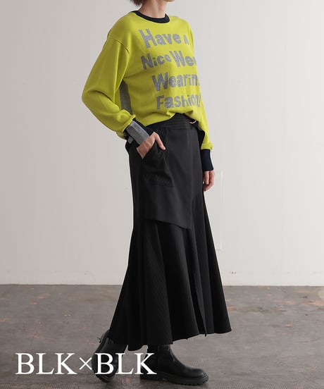 【R2403-SSK737】Wrapped skirt (1740847)