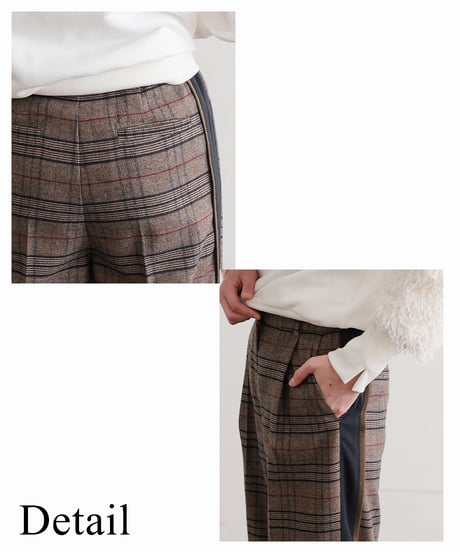 【R2403-SPT750】Check pants (1740866)