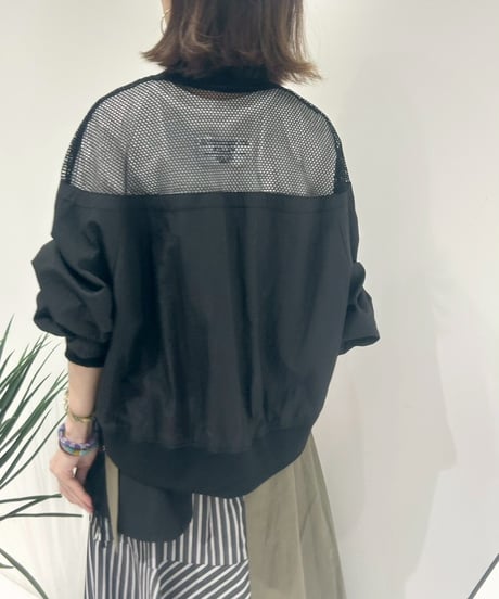 【R2601-MBZ1026】 Shoulder mesh blouson （1741095）