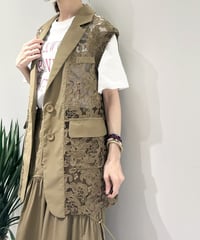 【R2601-RJK1051】 Lace gilet（1741116）