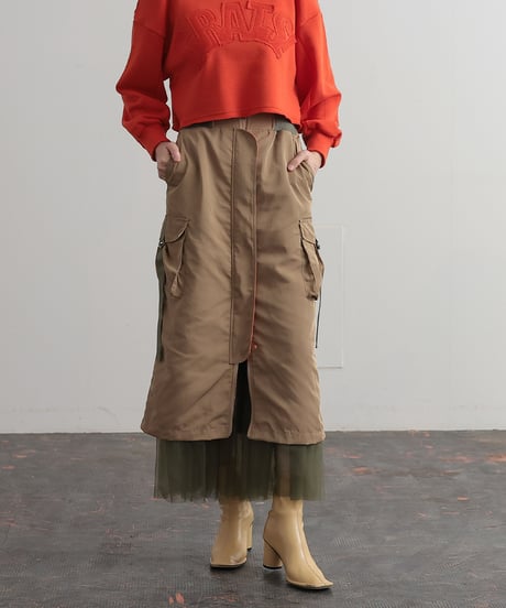 【R2403-MSK665】MA-1 skirt (1740799)