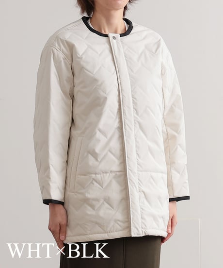 【R2303-DMJ543】Medium no collar down coat (2260009)
