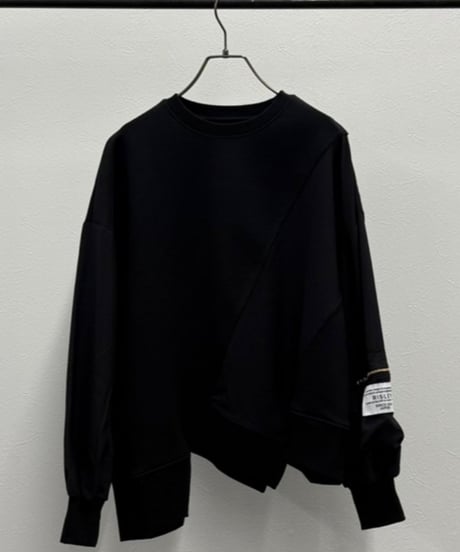 【R2503-BSW869】Contrast panel sweatshirt（1740971）